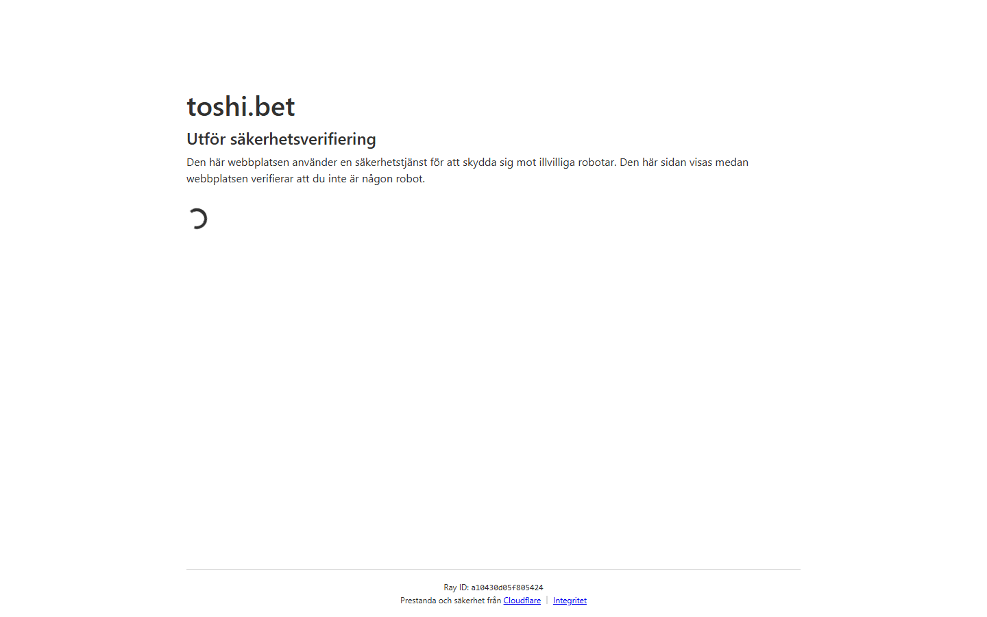 Captura publica de ToshiBet 1