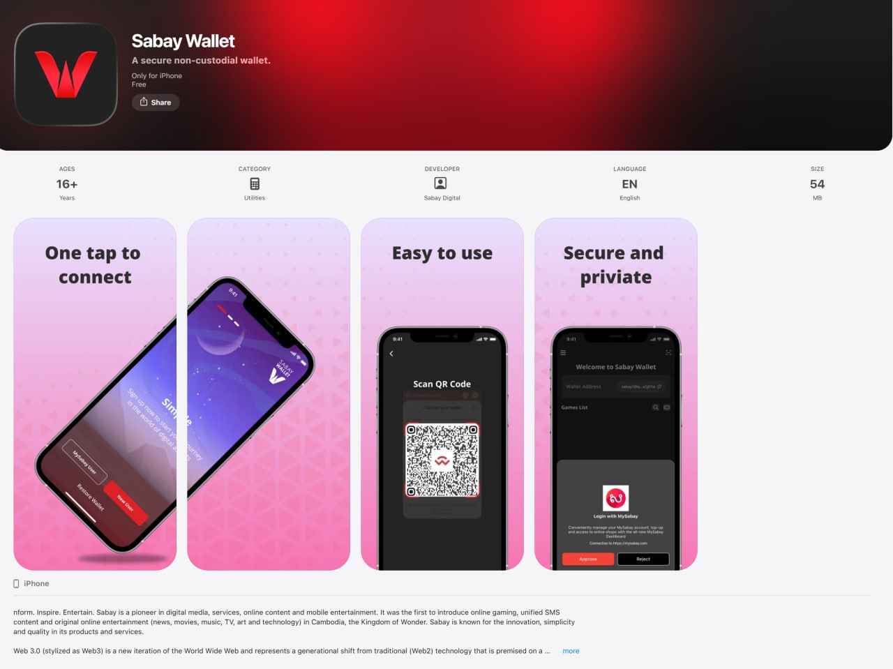 Sabay Wallet captura 2